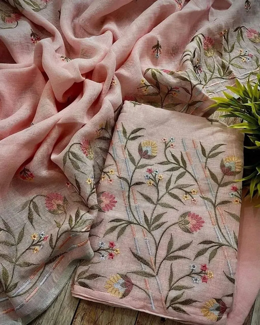 Exclusive Collection – Cotton Linen Dress Materials